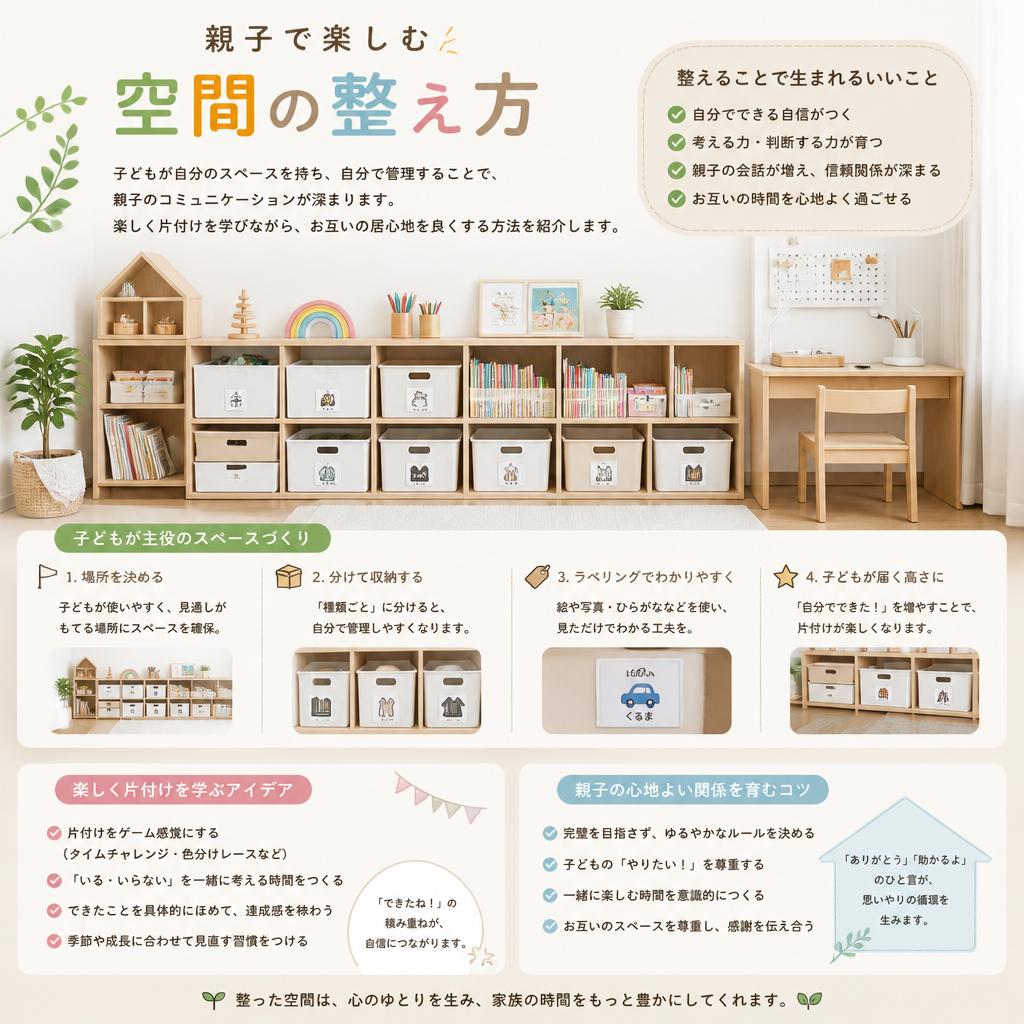 子どもと一緒に作る空間づくり