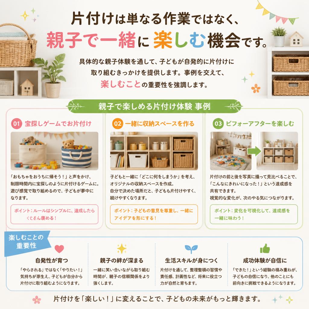 親子体験で学ぶ片付けの楽しさ