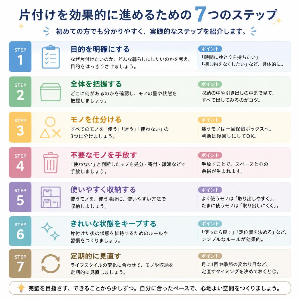 2. 一歩ずつ進むための段階