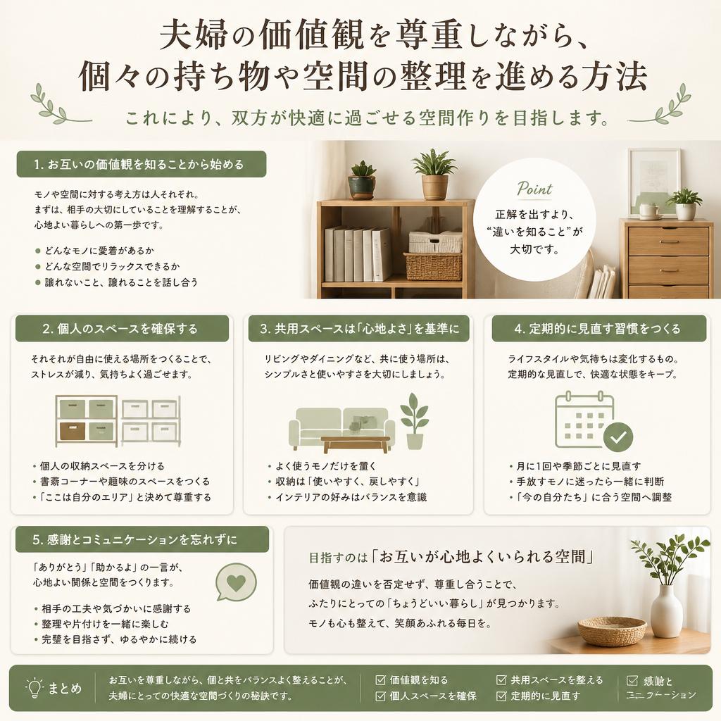 4. 実践！お互いの好みを尊重した整理法