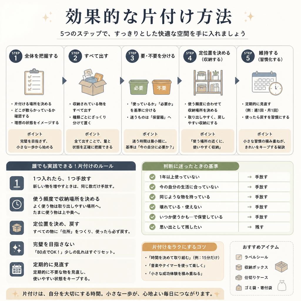 2. 整理整頓の基本ステップ