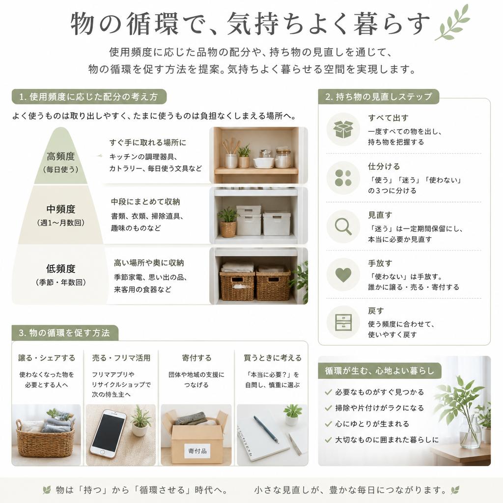 循環する暮らしを目指す整理術