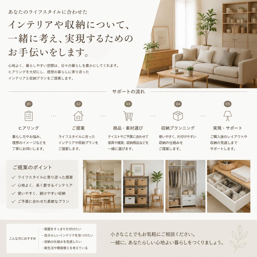 自分らしさを反映したお部屋づくり