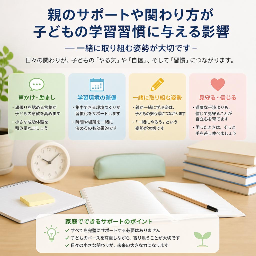 親のサポートがもたらす効果
