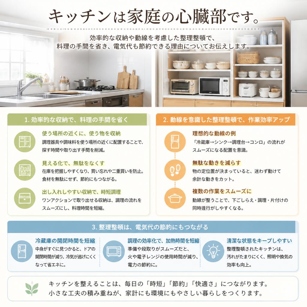 キッチン整理の重要性とは？