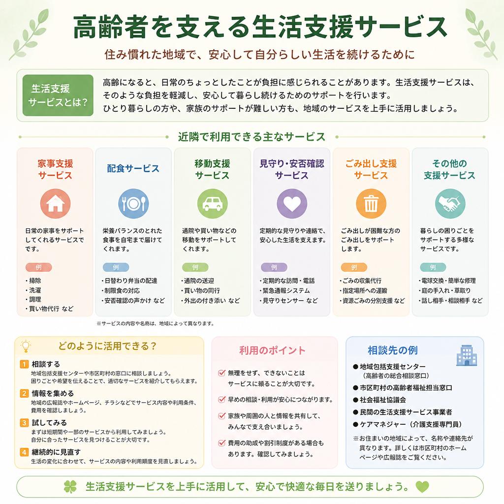生活支援サービスの活用法