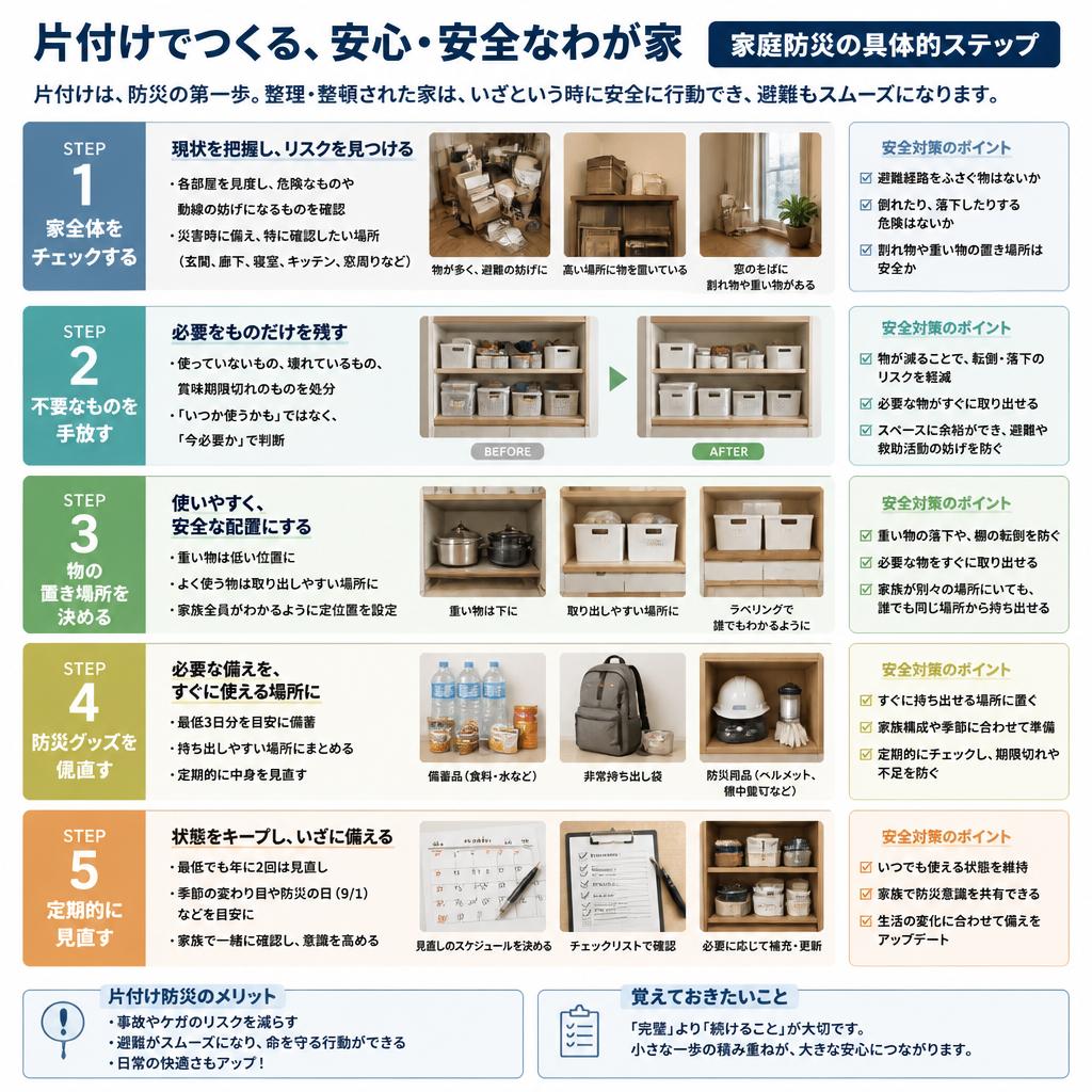 3. ステップバイステップの防災プラン