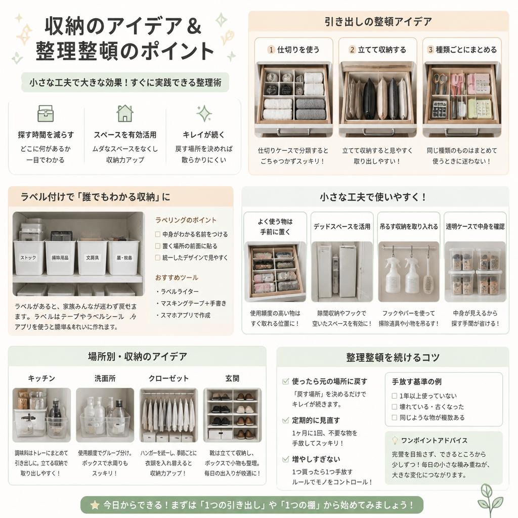 実践！効果的な整理整頓術