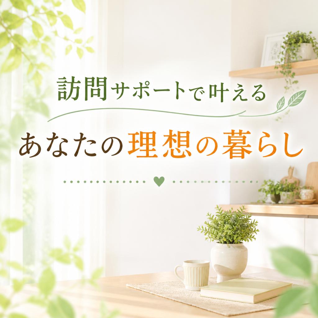 訪問サポートで叶えるあなたの理想の暮らし