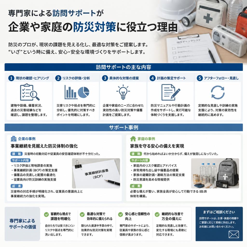 訪問サポートのメリット