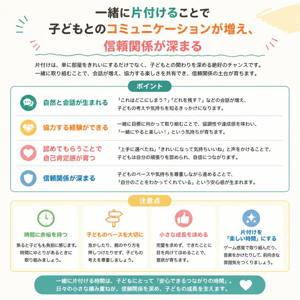整理整頓を通じて育まれる信頼関係