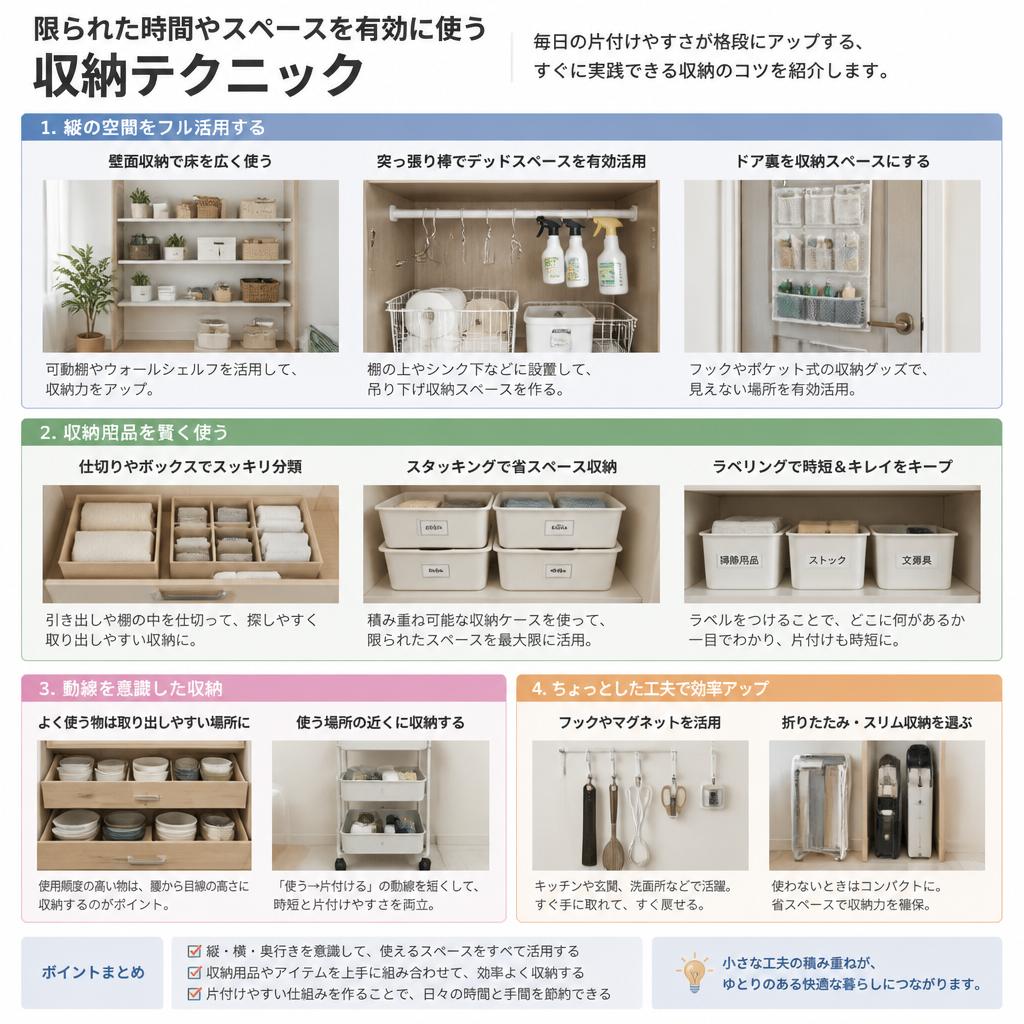 共働き家庭におすすめの収納アイデア
