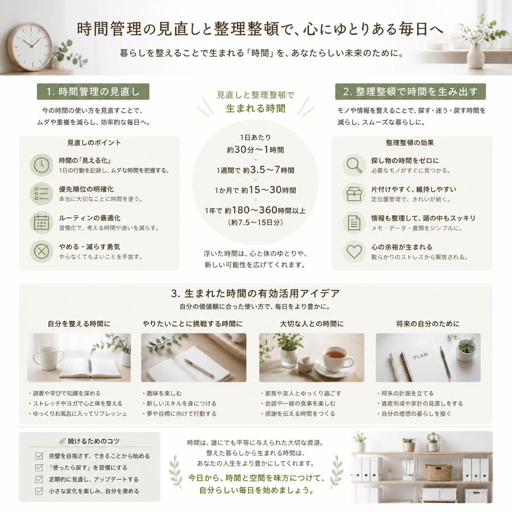 時間管理のコツで効率的な生活を実現