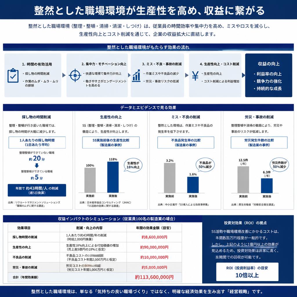 整理整頓から見える収益向上の秘密