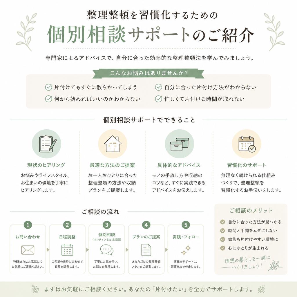 個別相談サポートのご案内