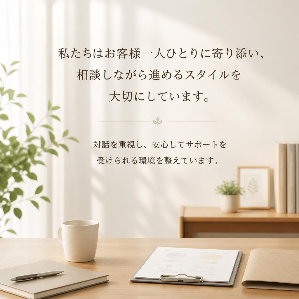 寄り添いサポートで安心の片付け