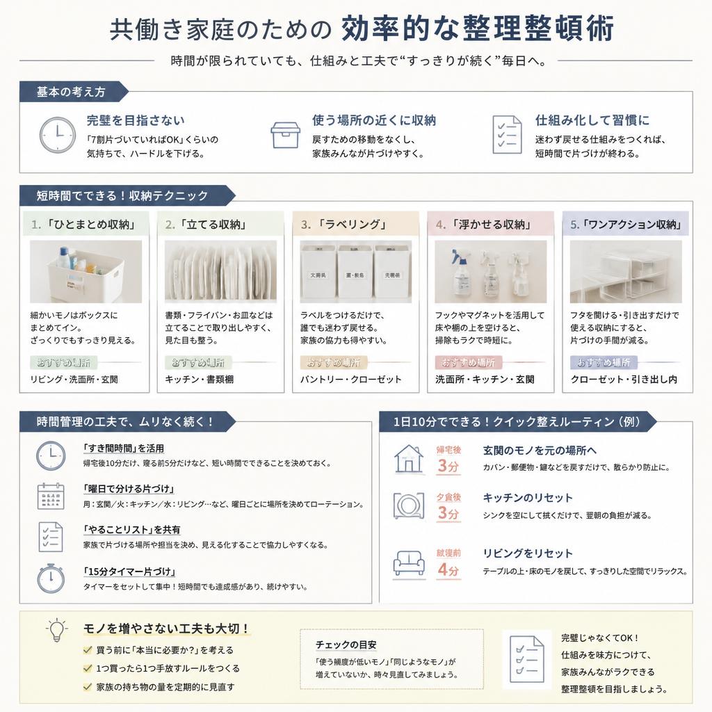 共働き家庭向けの提案