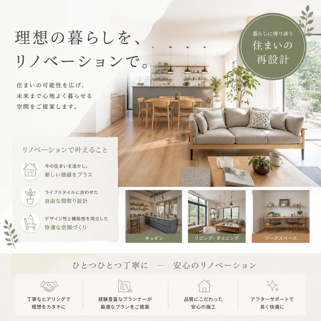 環境整備でストレスフリースペースを