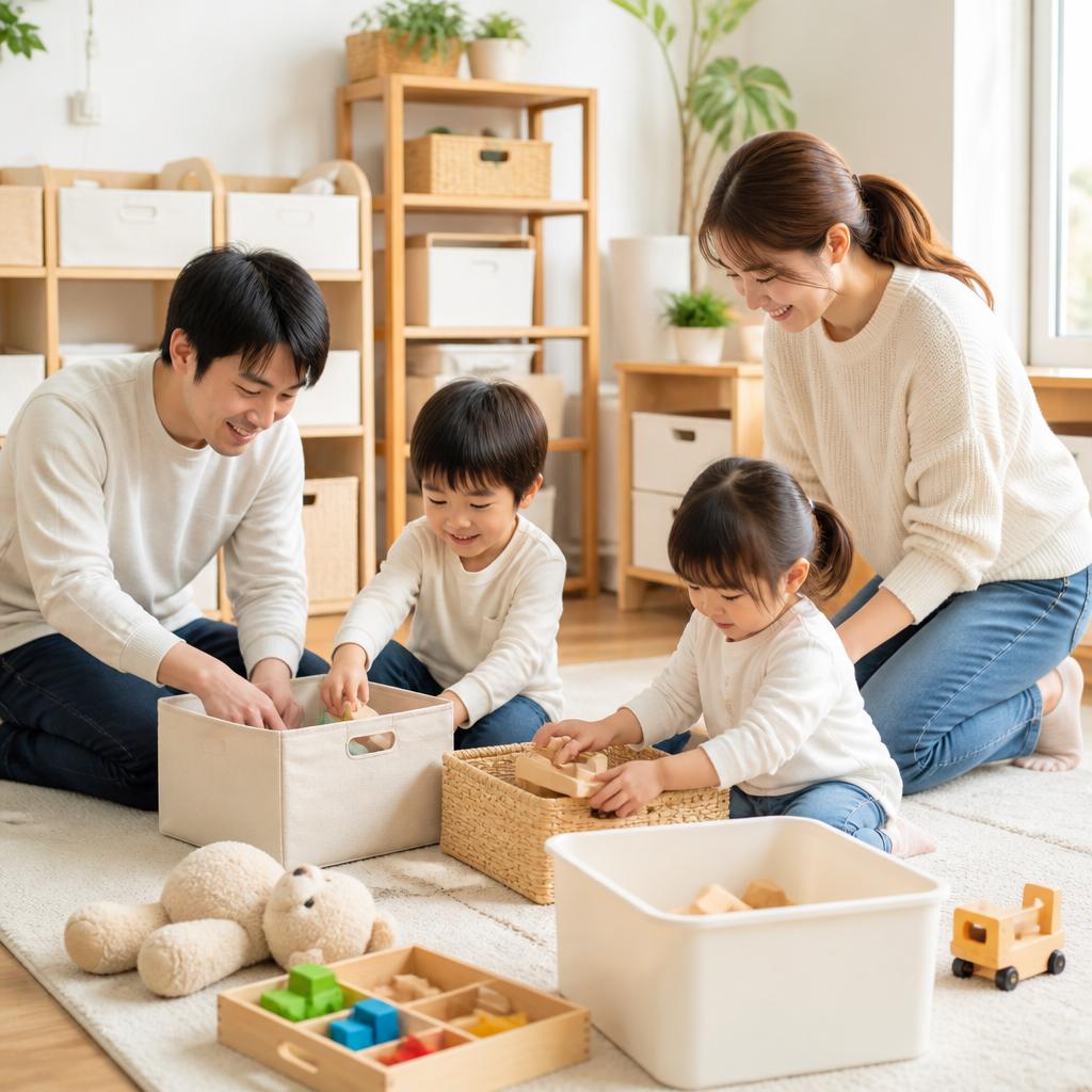 家族で楽しむ！子どもと一緒に片付けを学ぶ
