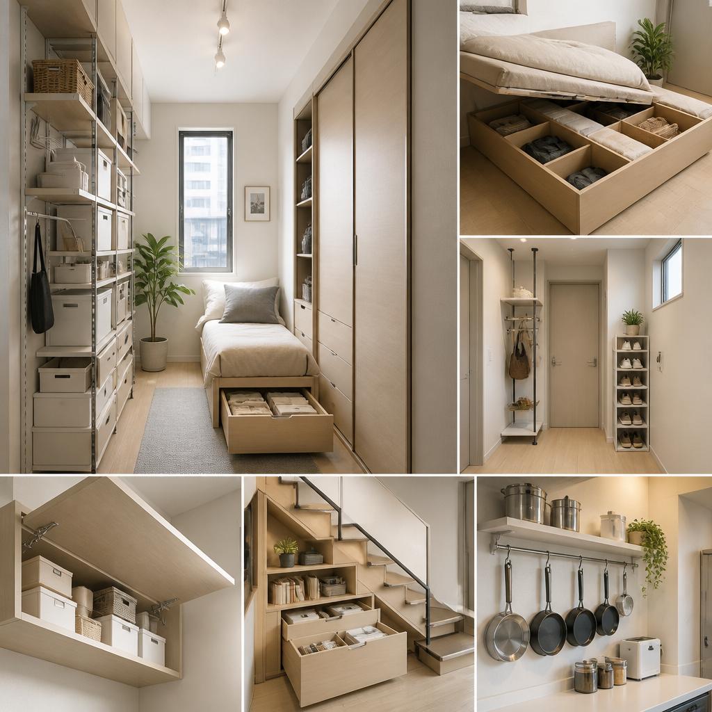 狭い部屋でもできる整理整頓テクニック