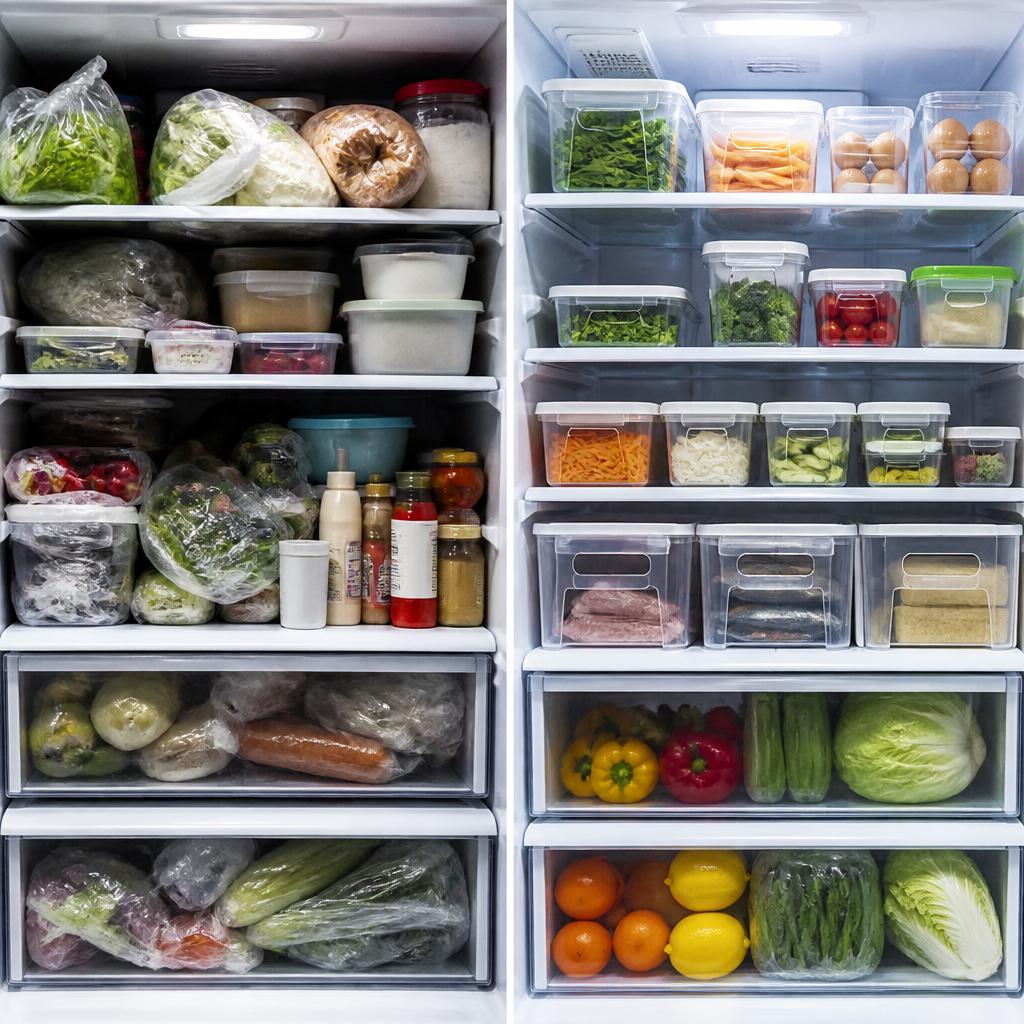 冷蔵庫がいっぱいなのに食べるものがない？整理整頓で解決！